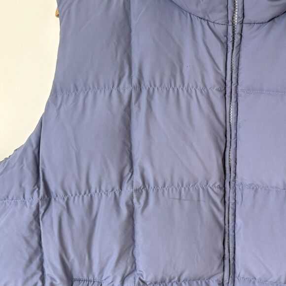 Eddie Bauer Weatheredge Goose Down Puffer Vest Jacket Blue Womens Sz 3X Outdoor - Picture 7 of 7